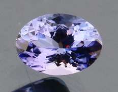 Vivid 1.06ct violet blue Tanzanite
