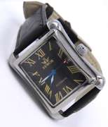 Sewor Automatic Watch with Black Leather Strap