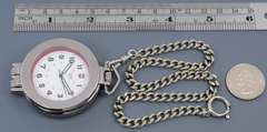 Rugged Swiss Army Pocket Watch in SS