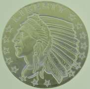 Indian Mint Fresh 1 oz .999 Fine Silver Round