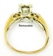 Very Fine 14K/18K Gold Diamond Ring, 5.5