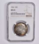 MS65 1964 Kennedy Half Dollar NGC Beautiful Tone