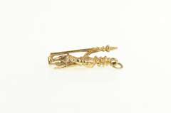 14K Yellow Gold 3D Yeomen Of Guard ﻿Warder ﻿English Royal Charm/Pendant