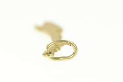 14K Yellow Gold Japan Island Map Travel Souvenir Charm/Pendant