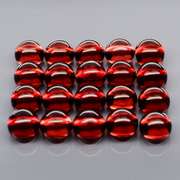 Incredible 8.96ct open color Mozambique Garnet cabochon set