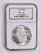 MS68 1879-S Morgan Silver Dollar NGC