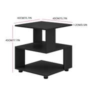 Cube Nightstands Modern Fashion Style 2 Tier