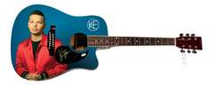 Kane Brown Autographed 1/1 Custom Graphics Photo Guitar ACOA