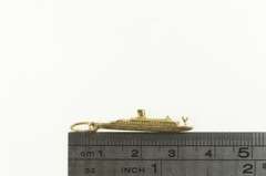 14K Yellow Gold SS Statendam Vintage Cruise Liner Charm/Pendant
