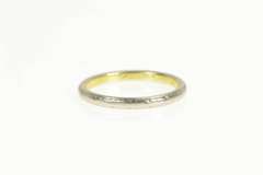 10K White Gold 1924 Art Deco Orange Blossom Wedding Band Ring