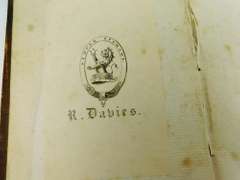 1790 The Poems of Edmund Waller Antique Book