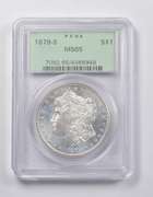 MS65 1879-S Morgan Silver Dollar PCGS OGH