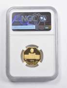 PF69 UCAM MS2535 (1976) Iran Gold Bank Melli 50th Anniv 5g Medal NGC