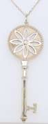 Tiffany & Co Daisy Key Pendant on Chain