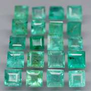 Collectors 3.11ct real Colombian Emerald set