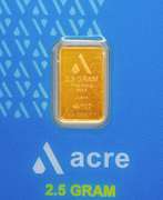 2.5 gram gold bar