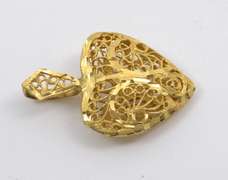 Sweet Filigree Heart Pendant