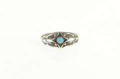 Sterling Silver Native American Turquoise Baby Child's Ring