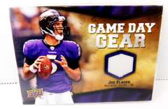 2 Upper Deck Memorabilia Football Cards