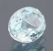 High fire 2.25ct platinum blue Aquamarine