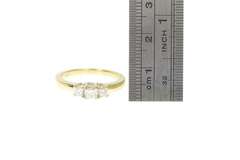 14K Yellow Gold 0.50 Ctw Princess Diamond Engagement Ring