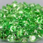 Brilliant! 2.64ct untreated apple green Tsavorite set