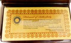 U.S. 2 Dollar Bill Bicentennial 1st Day Issue w/COA
