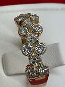 CERTIFIED 14KGOLD AND DIAMOND RING