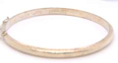 Vintage 925 Sterling silver Signed Bangle Bracelet