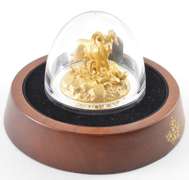 3D COIN 2017 Canada $100 Sheep 10oz Silver 24K Gold Gild Box/COA