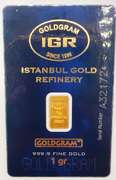 Two one gram gold bars