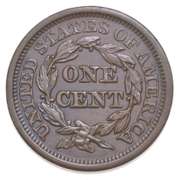 1849 Braided Hair Large Cent - N.14 - R3