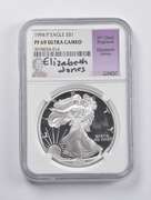 PF69 UCAM 1994-P American Silver Eagle Signed Jones NGC