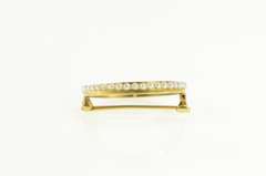 14K Yellow Gold Victorian Round Seed Pearl Halo Circle Pin/Brooch