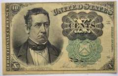 Fifth Issue 10 Cent Green Seal Fractional Currency Note
