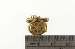 14K Yellow Gold 3D Articulated Dial Phone I Love You Charm/Pendant