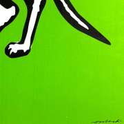 Skeleton Cat (Green) by Hijack