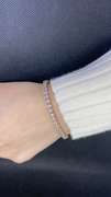 GORGEOUS 8.64CT  LAB GROWN 18K ROSE GOLD DIAMOND TENNIS BRACELET