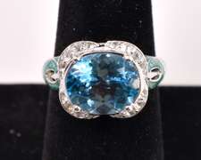 Moonstone Set In Sterling Silver Ring