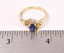 Darling Sapphire and Diamond Ring in Yellow Gold