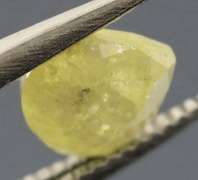 Beautiful .48ct pear cut yellow Diamond