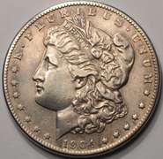 1904-S Better Date! Morgan Silver Dollar, Circulated.