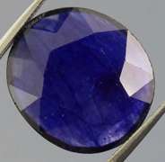 Beautiful 8.93ct ink blue Sapphire from Madagascar