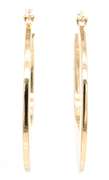 0.50ctw Diamond Inside Out Fancy Hoop Earrings in 14K