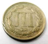 U.S. 1866 3 Cent Coin