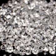 Outstanding 2.29ct diamond white Zircon set