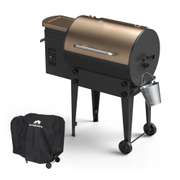 8 in 1 BBQ Grill Wood Pellet Grill and Smoker