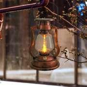 Portable Lantern Solar Hanging Rechargeable Retro Lamp