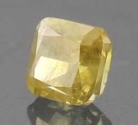 Unheated .25ct fancy yellow Diamond solitaire