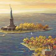 Ellis Island, Fall by Chen, Alexander